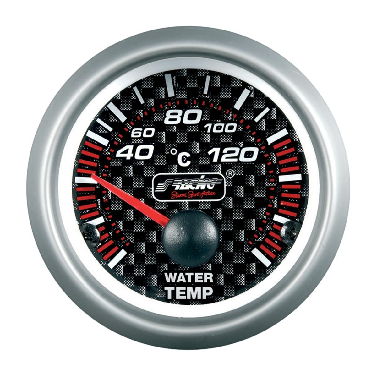 Manometro temperatura acqua Carbon Look line Simoni Racing - Cd Ricambi